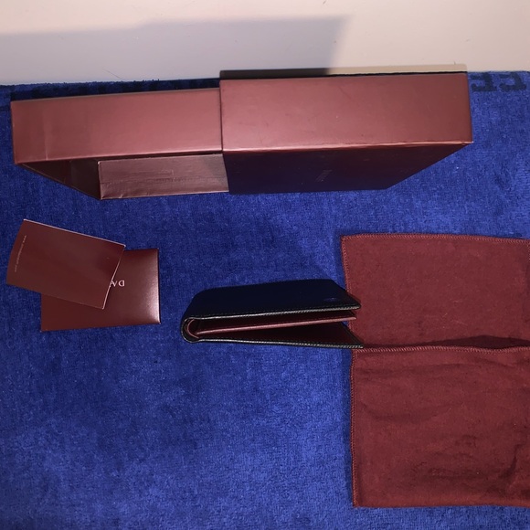 Davidoff Bifold Credit Card Holder/Wallet in Black Leather - Picture 10 of 12